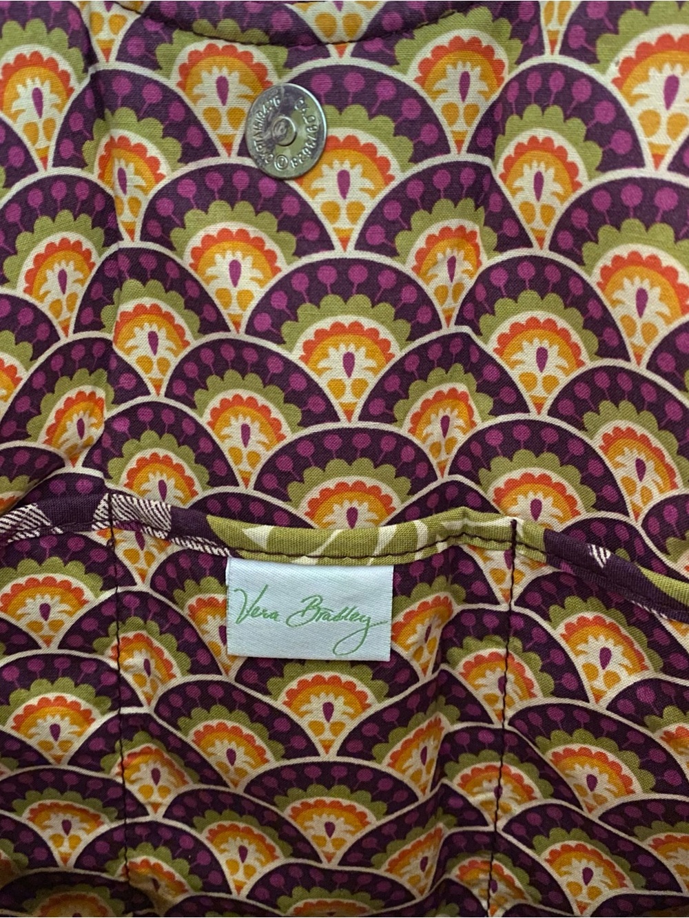 Vera Bradley Quilted Floral Tote Bag - Picture 4 of 8